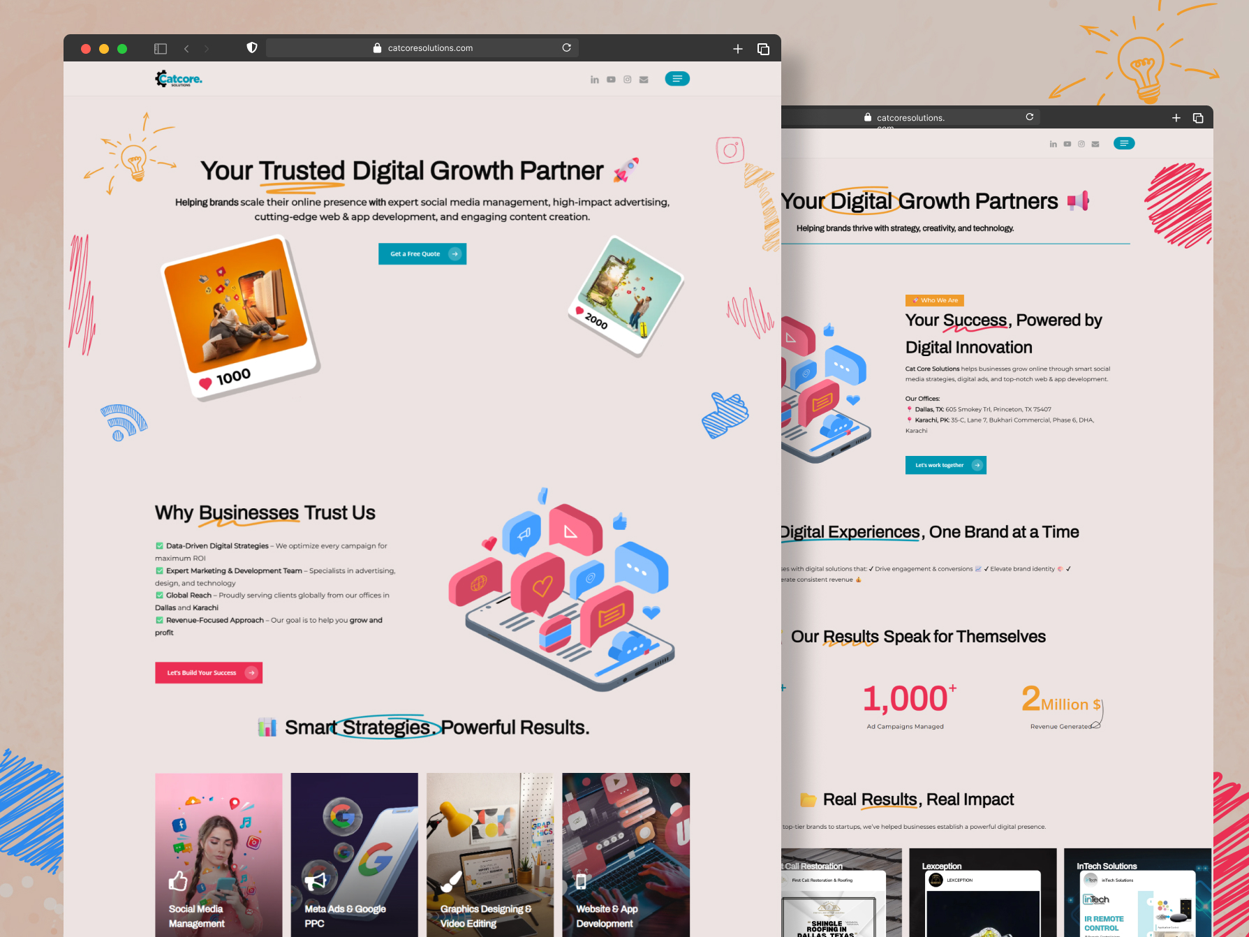 Catcore Solutions - Website