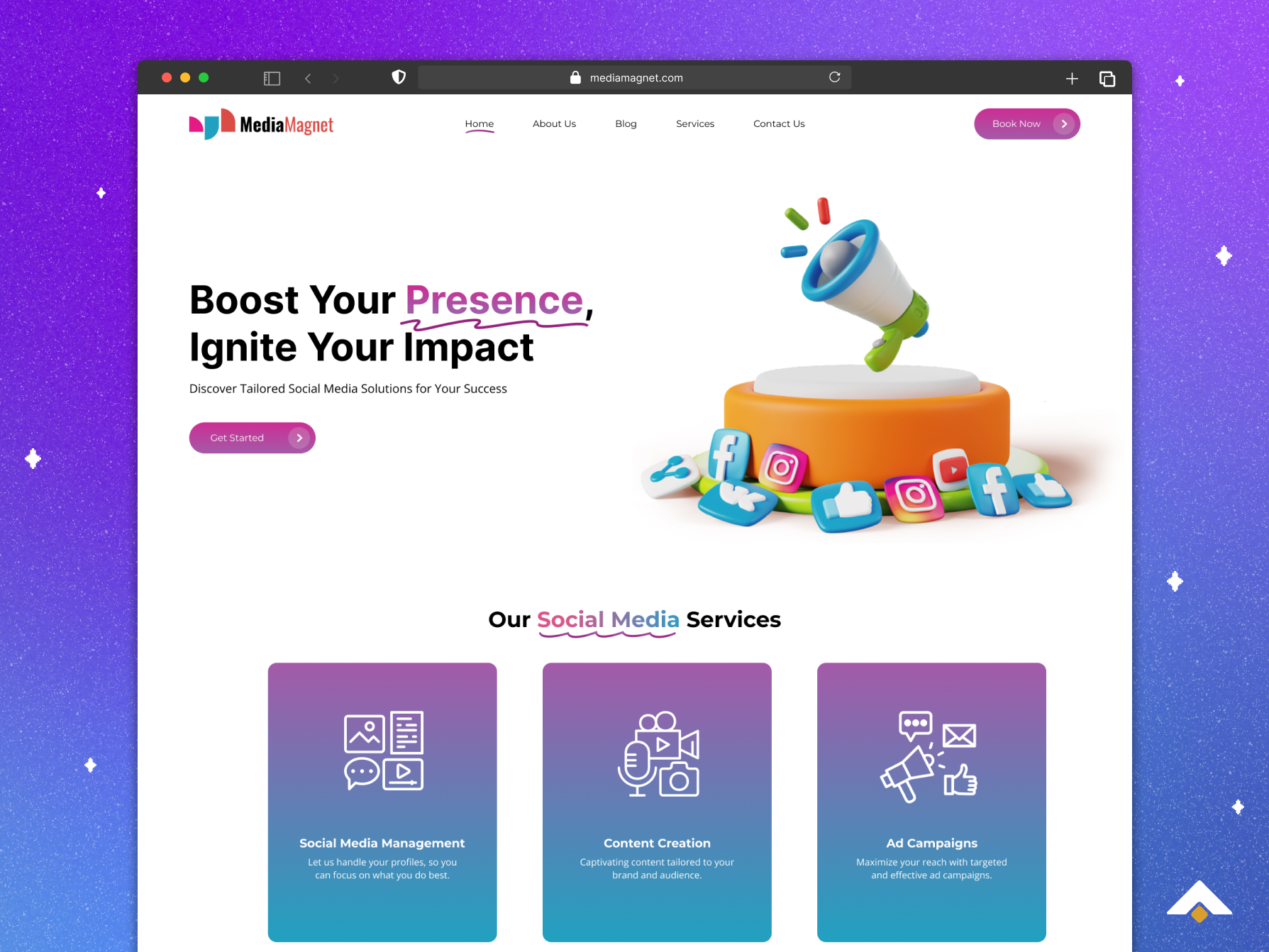 Media Magnet - Website