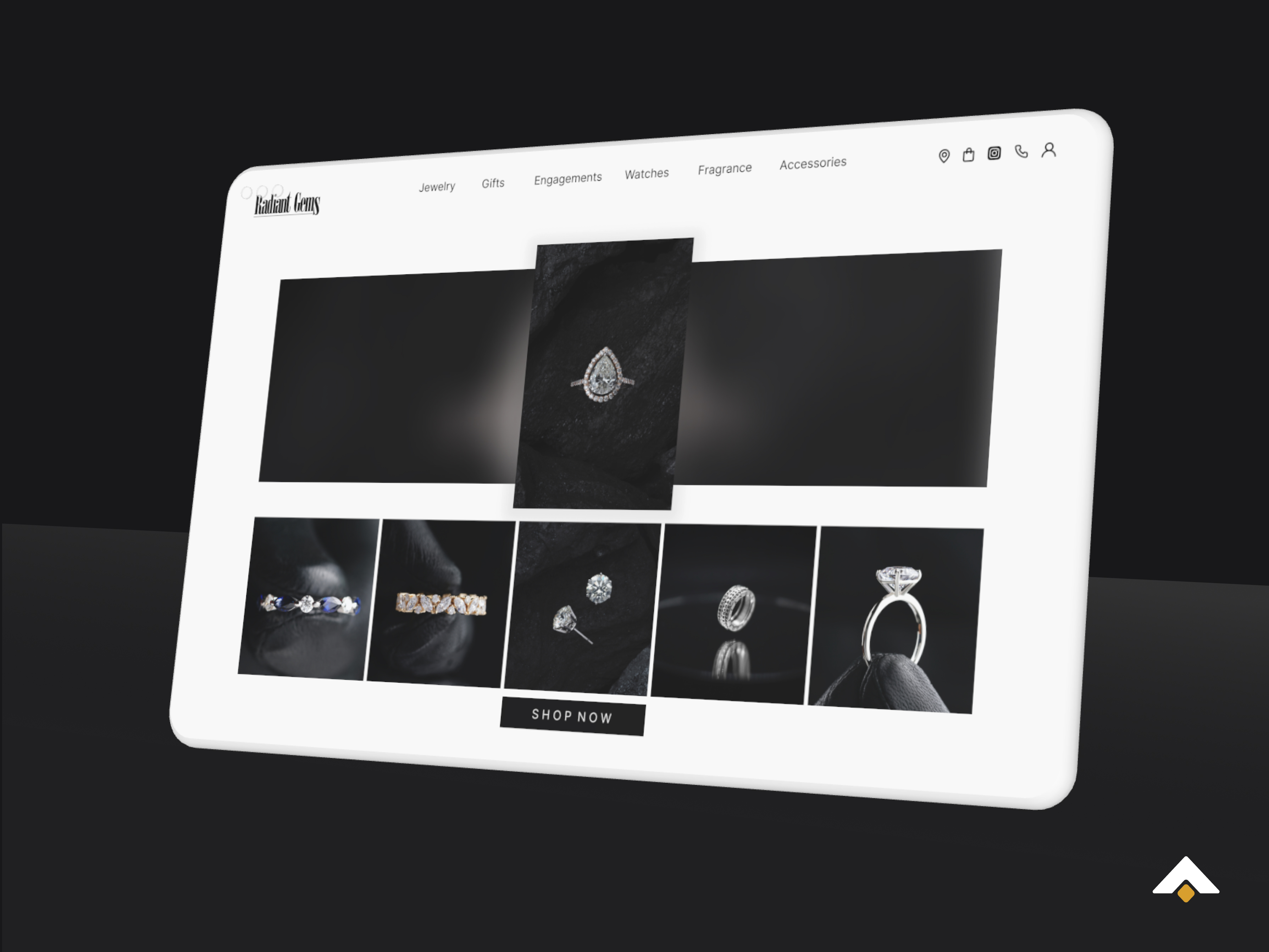 Radiant Gems - Website